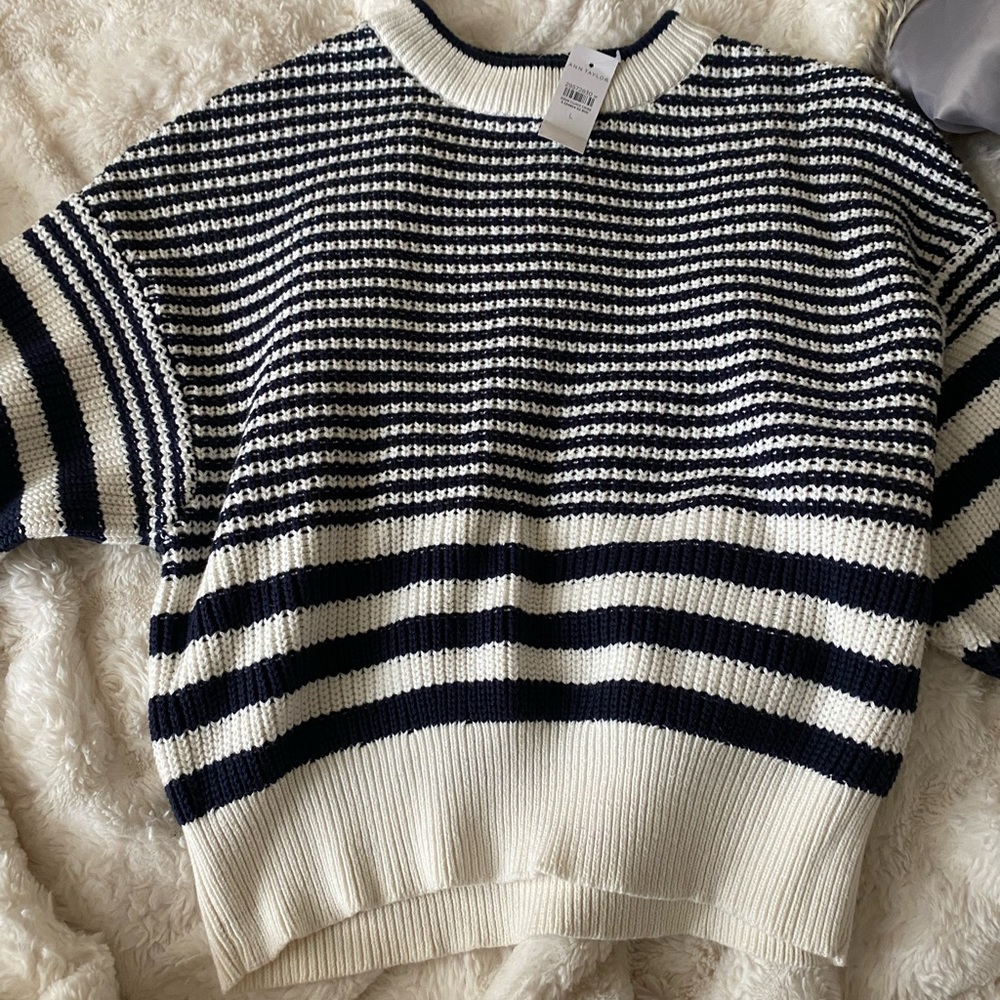 Ann Taylor Striped Sweater
